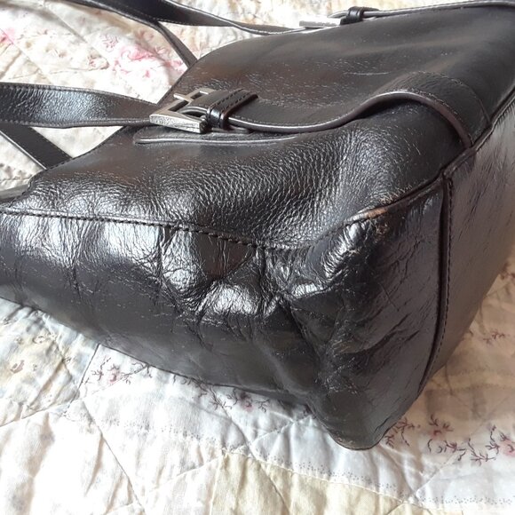 Vintage Etienne Aigner Leather Shoulder Bag - Picture 6 of 16